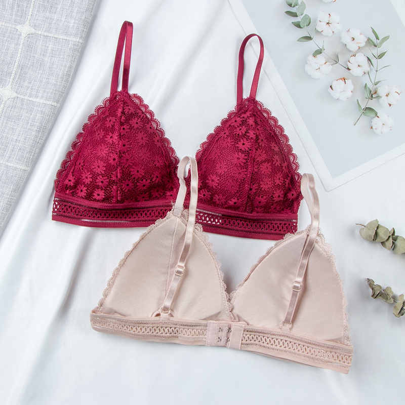 Sexy Floral Lace Bra Top For W - Underwire Bra Padded ulasan dan harga