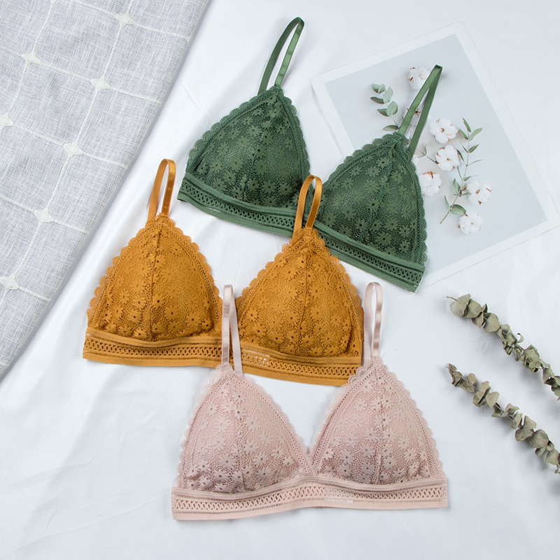 Sexy Floral Lace Bra Top For W - Underwire Bra Padded ulasan dan harga