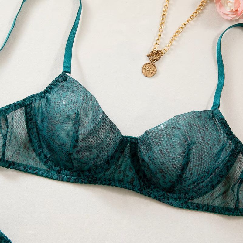 2pcs/Set Woman Lingerie Gather - Plunge Bra Push Up ulasan dan harga